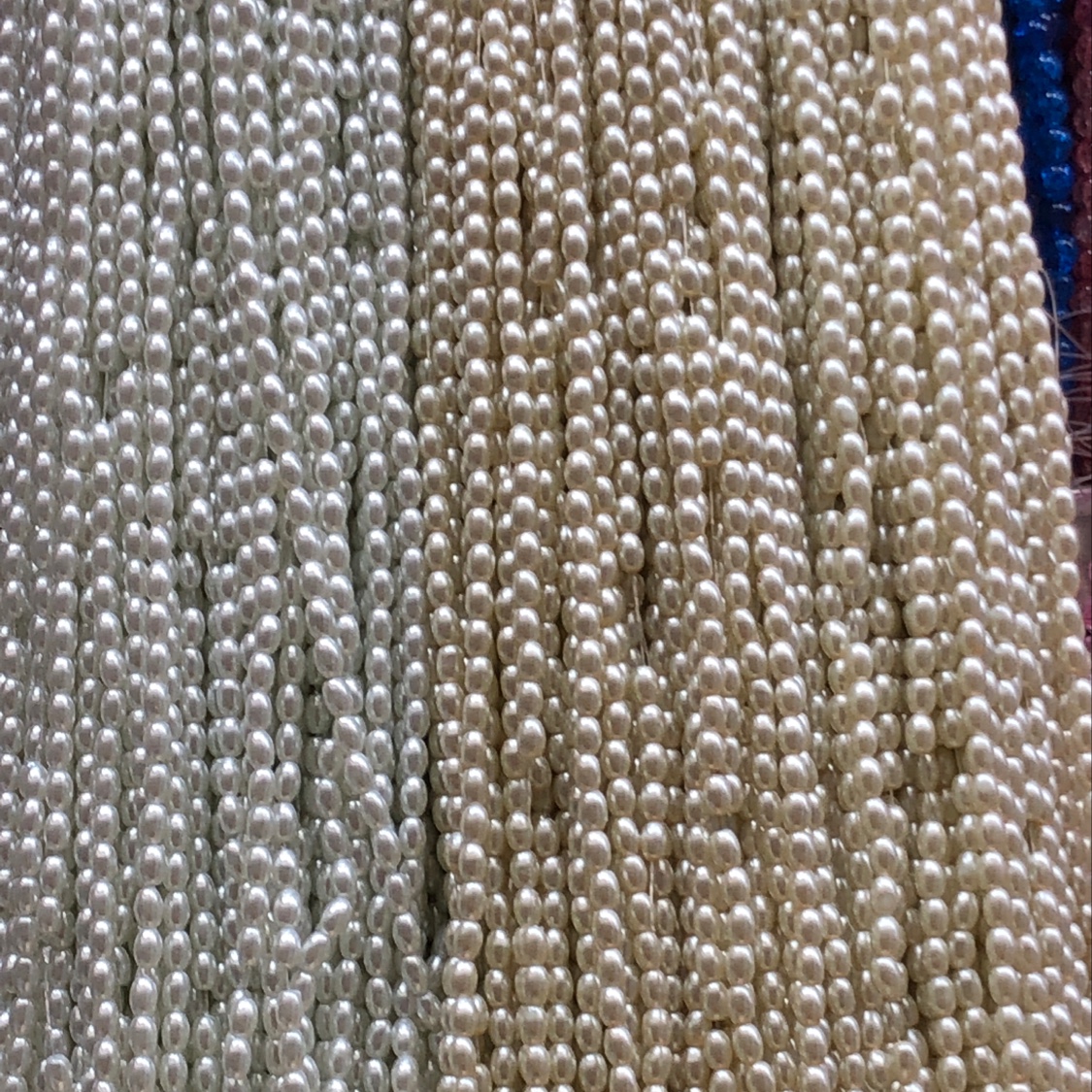 高品质8mm玻璃仿珍珠，无瑕疵，一条130颗，白色米色有现货详情图3