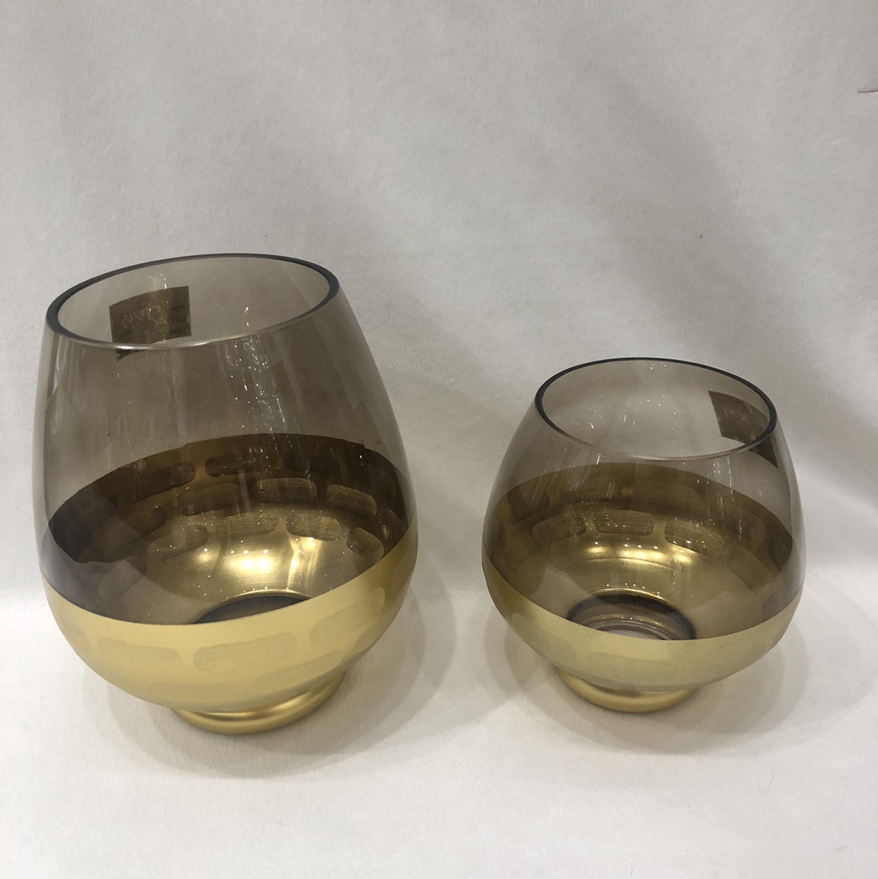 Nordic style electroplated abrasive craft decoration home decoration glassware