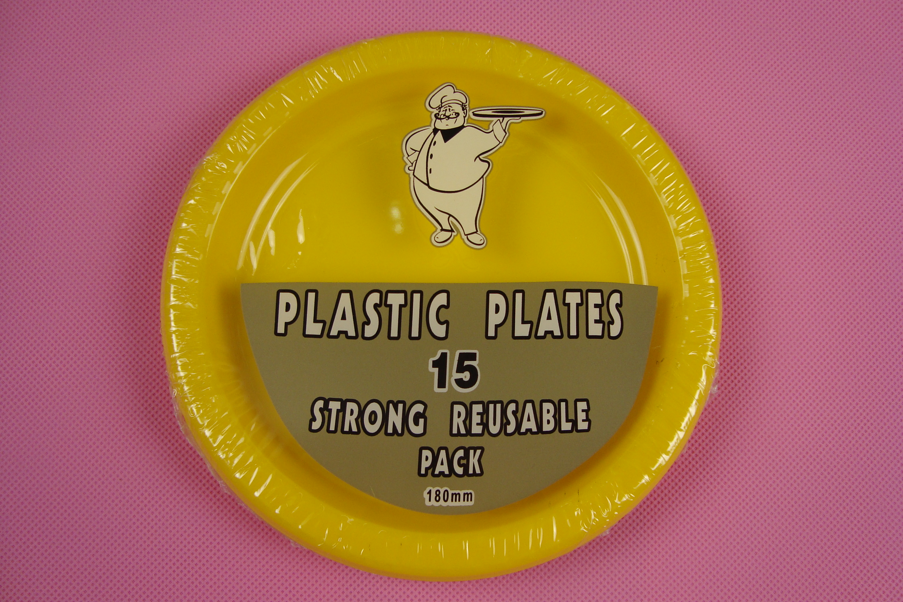 Color Plastic Plate, Disposable Plastic Plate, Ps Plate, 7 Inch Color Plastic Plate, Birthday Supplies Plate, Color Birthday Party Plate Item Picture
