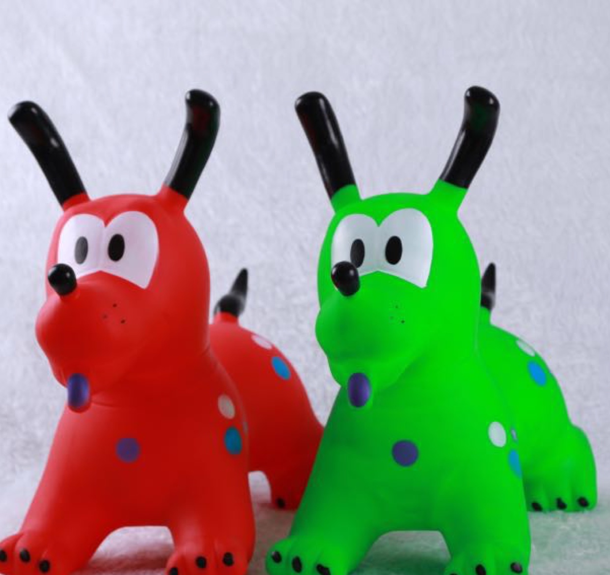 特大防爆加厚环保充气跳跳动物新款狗狗跳跳马产品图