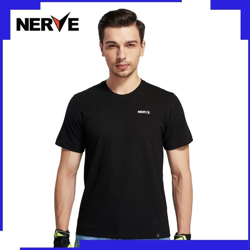 NERVE涅夫摩托车骑行T恤男夏季休闲赛车短袖机车文化短袖上衣透气