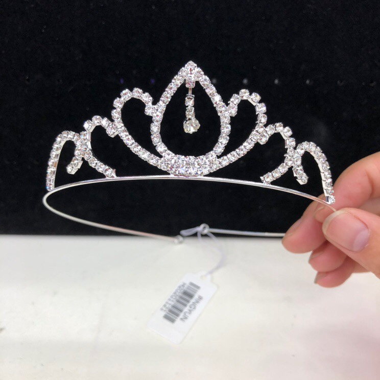 Sell like hot cakes South Korea children crown hair ornaments boutique headwear South Korean popular hair hoop king over water diamond child head hoop head buckle details Picture