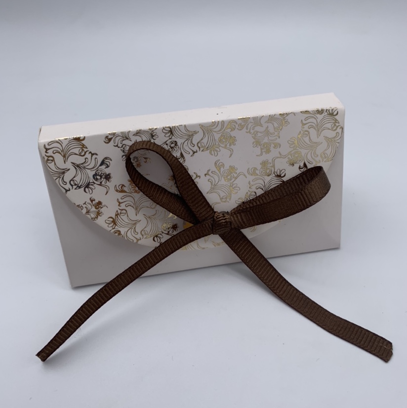 Gold plated double checked chocolate box thumbnail