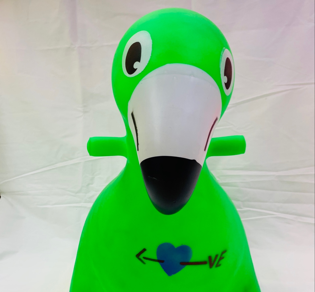 Extra grande a prueba de explosiones engrosado ambiental inflable salto animal nuevo flamenco salto caballo details Picture