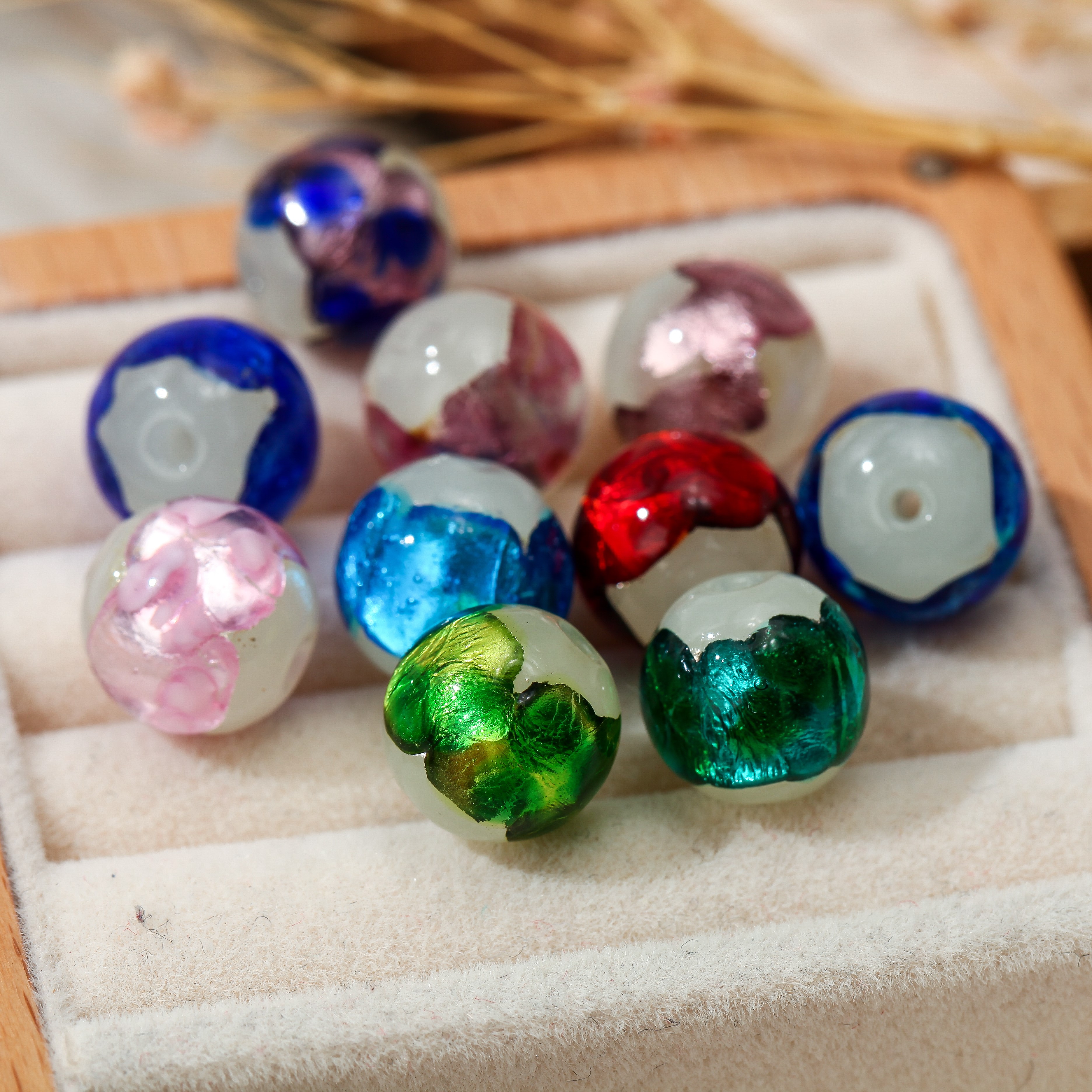 Días de azulejo japonés color dot azulejo bead antigua técnica artesanal perlas sueltas DIY pulsera accesorios fábrica al por mayor detail image 17