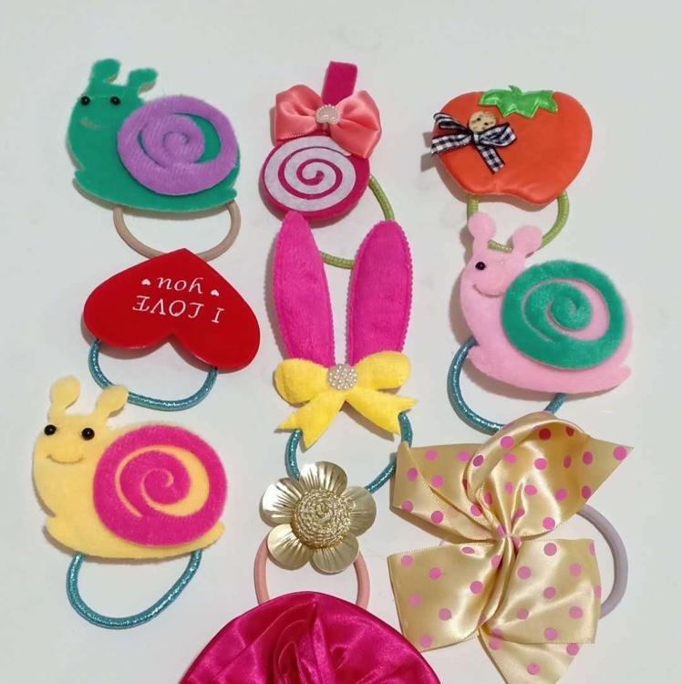 Hot style toy children's headpiece flower ring rubber band thumbnail
