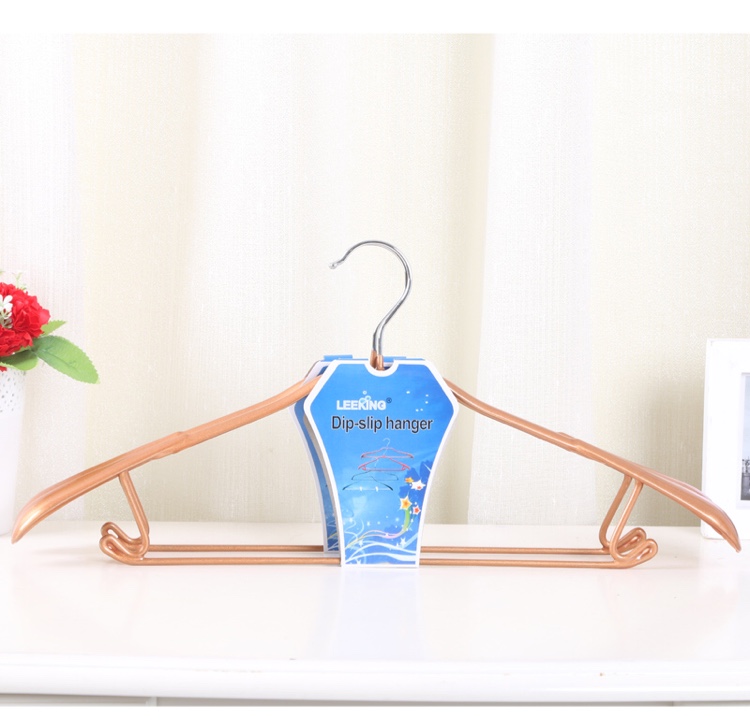 6040 Student hostel household wet and dry clothes non - slip clothes hangers and shoulder - free clothes hangers