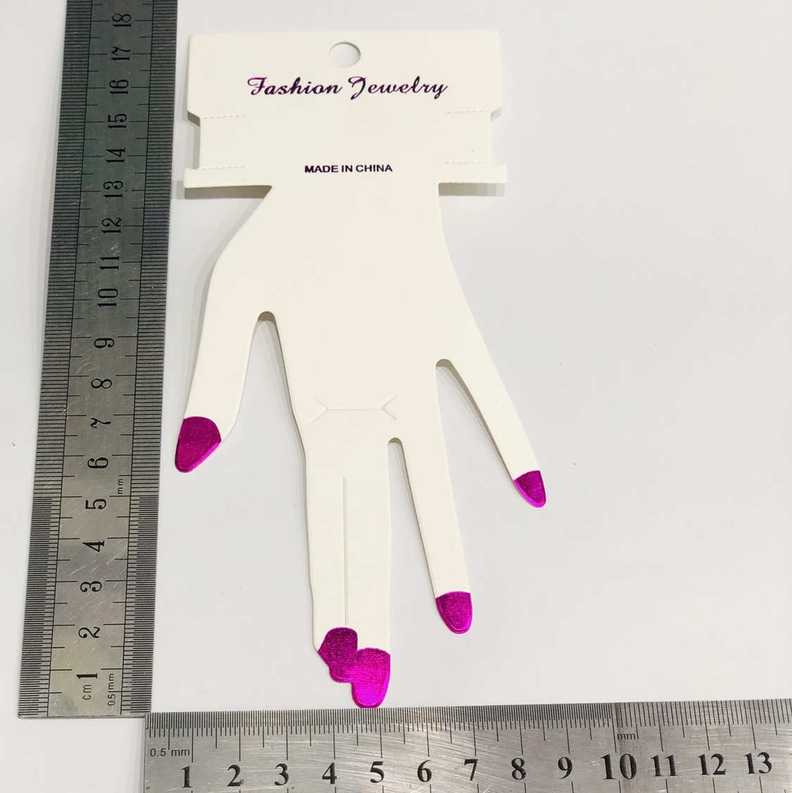 Factory direct sales of paper card accessories packaging custom bracelet cards 8*17.6 details Picture