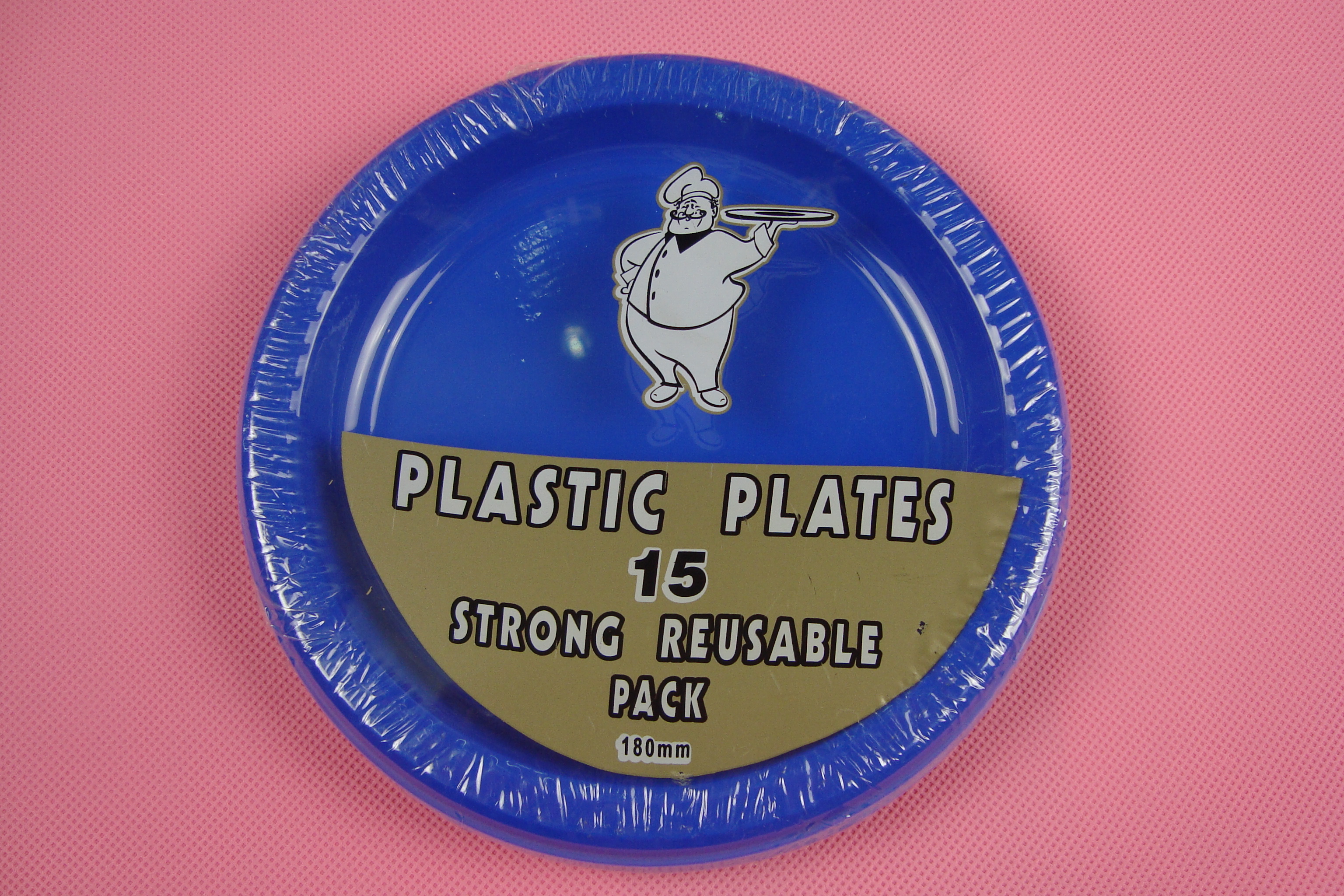 Color Plastic Plate, Disposable Plastic Plate, Ps Plate, 7 Inch Color Plastic Plate, Birthday Supplies Plate, Color Birthday Party Plate details Picture
