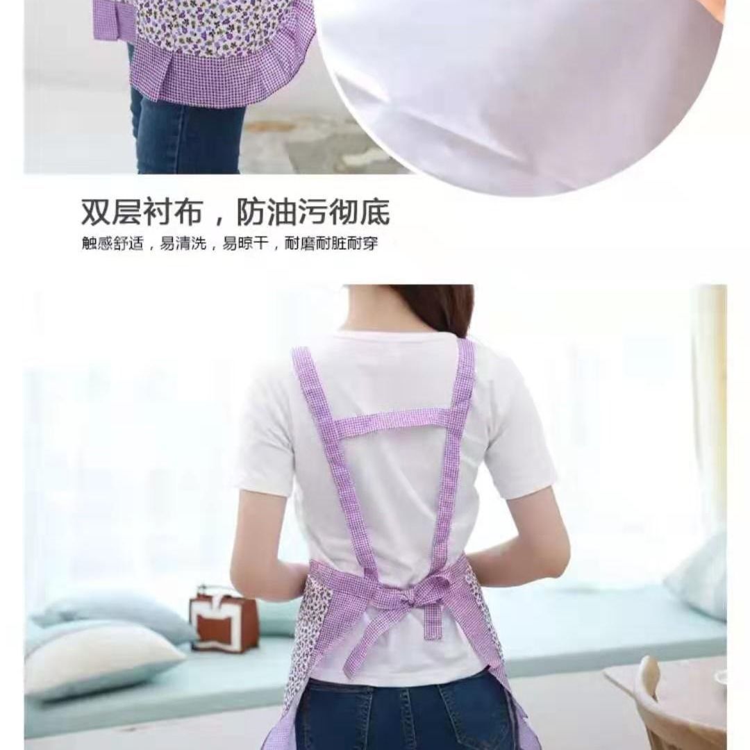 家务围裙、袖套实物图