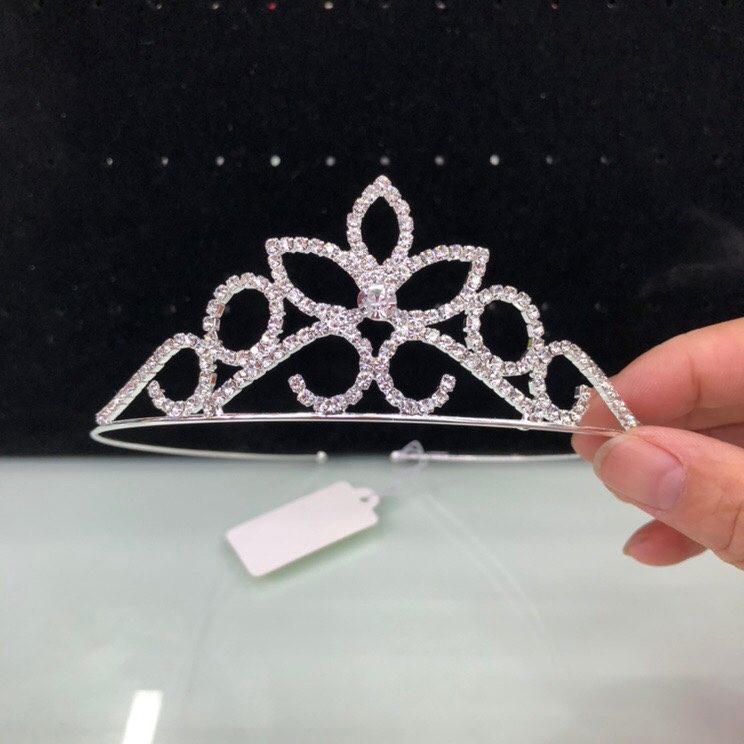 Sell like hot cakes South Korea children crown hair ornaments boutique headwear South Korean popular hair hoop king over water diamond child head hoop head buckle Item Picture