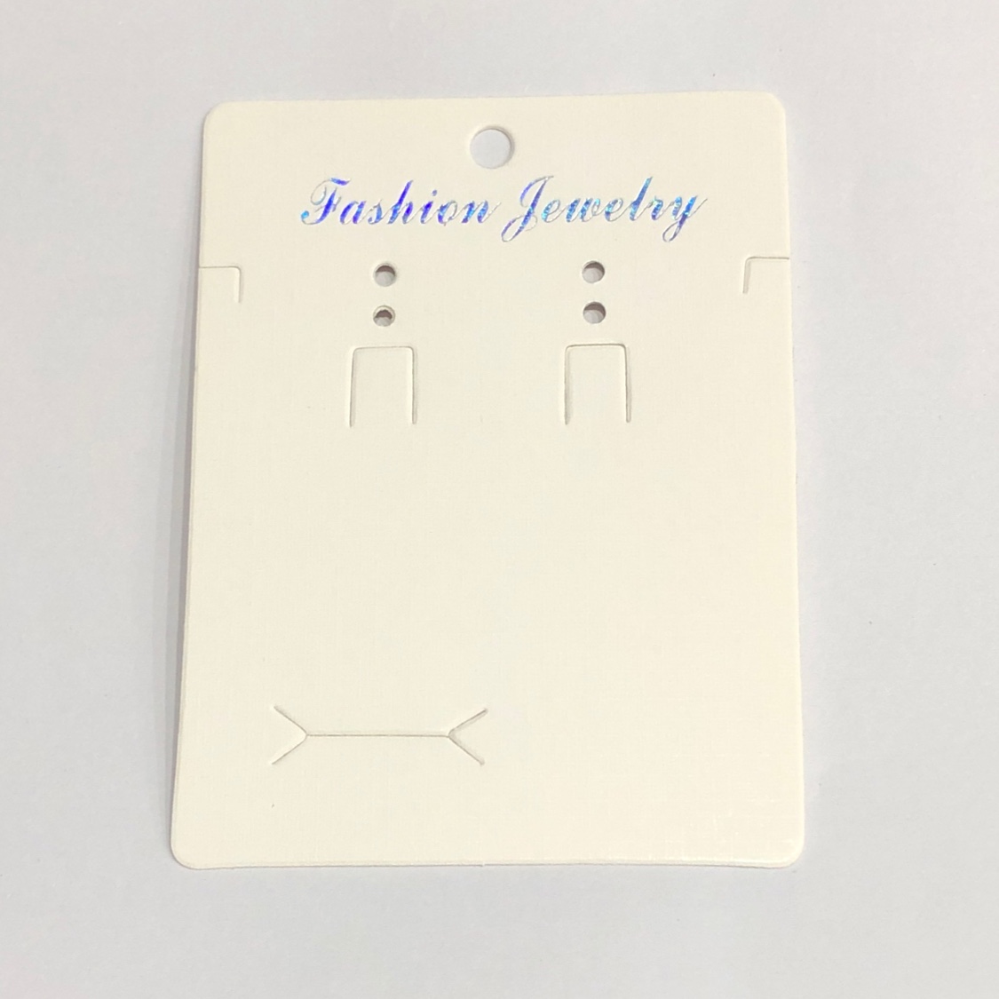 Factory direct sales of paper card jewelry packaging custom set cards 8*10.5