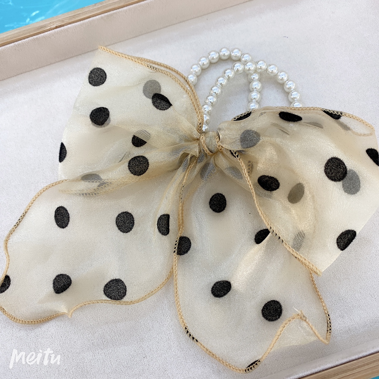 珍珠点子大波点手圈皮筋产品图