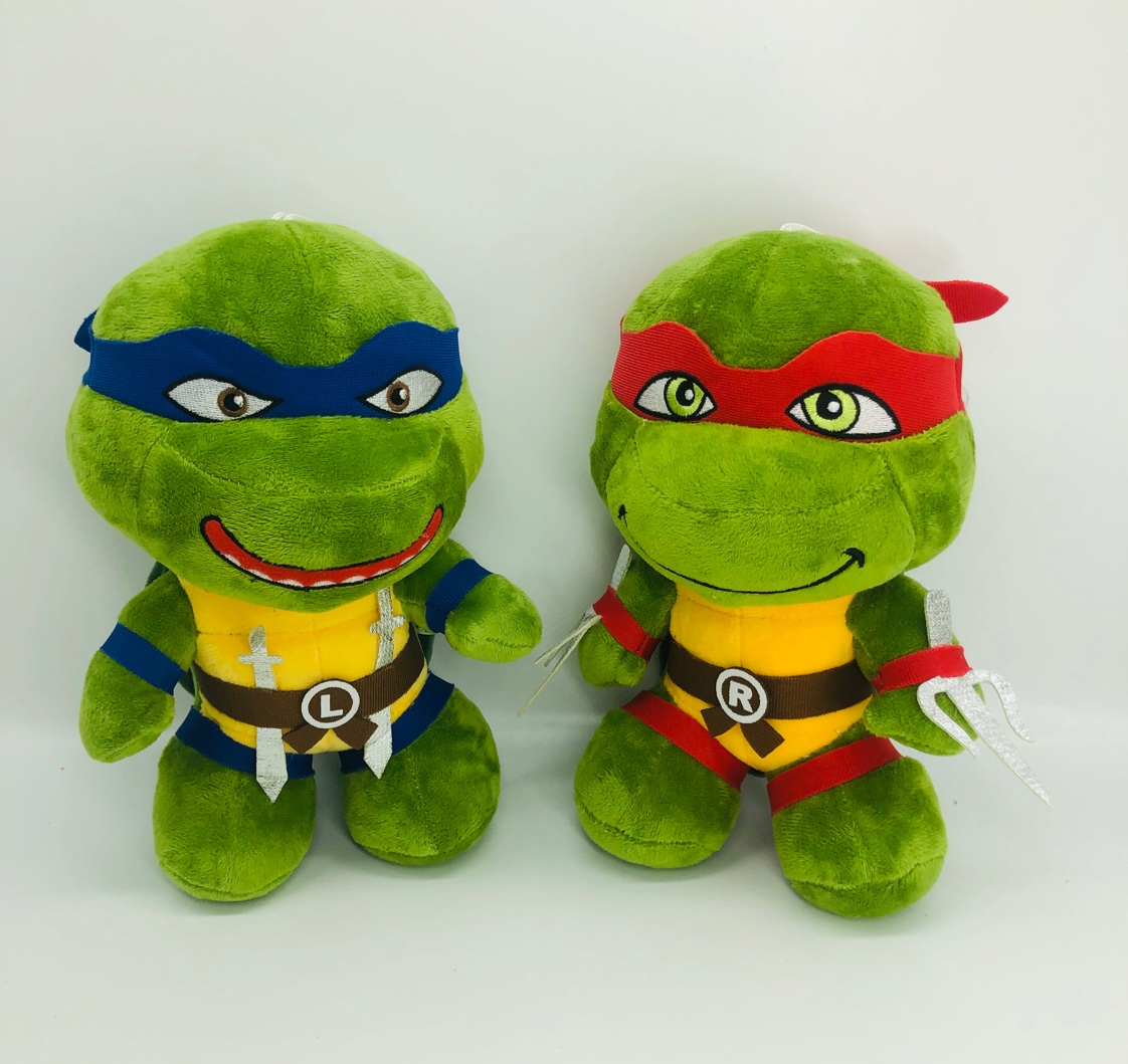A plush toy of Teenage Mutant Ninja Turtles, 25cm in height and 150g in weight Specification image