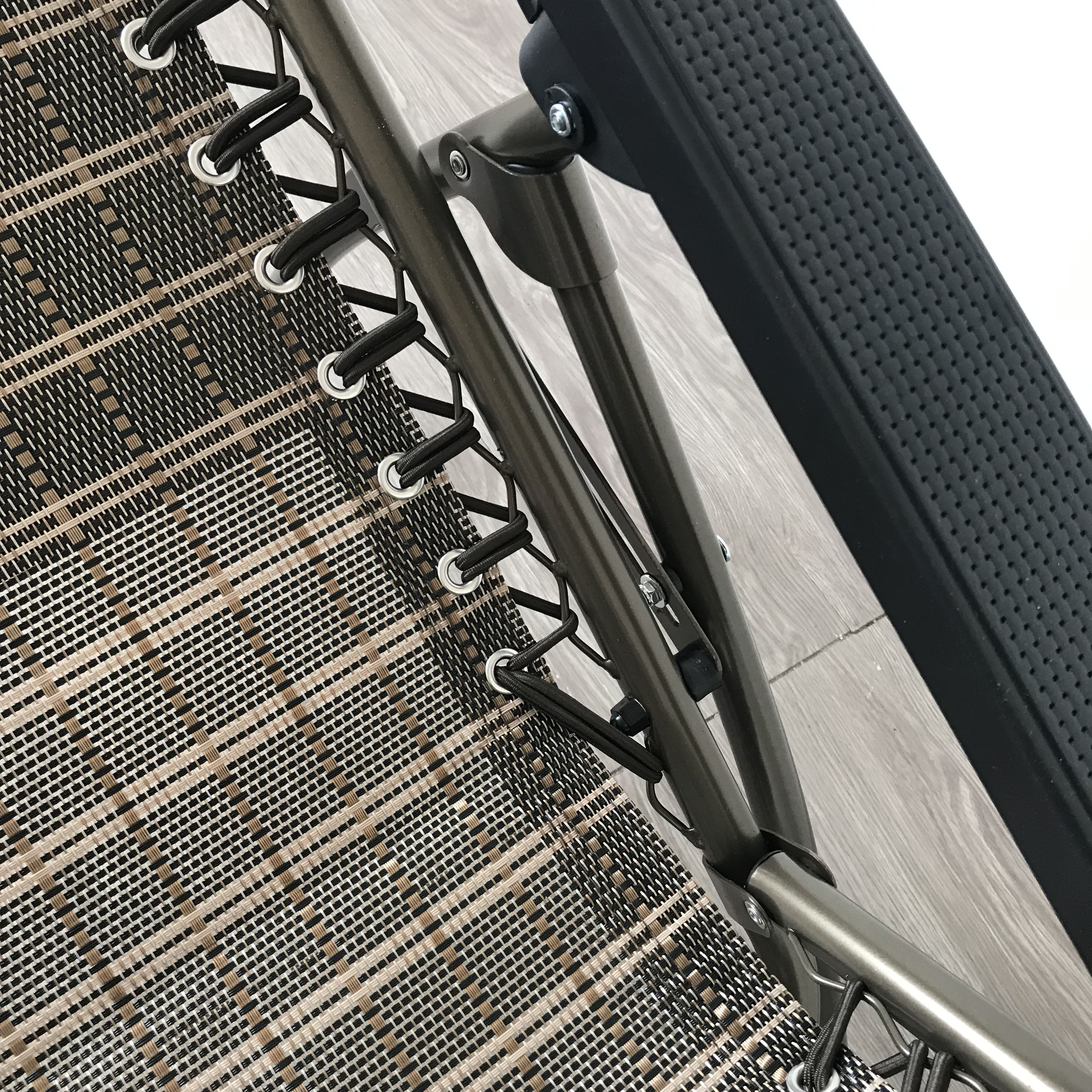 Lounge chair, round tube folding chair, lounge chair, nap bed, midday rest chair, balcony cooling chair, luxury lounge chair, beach chair detail image 2