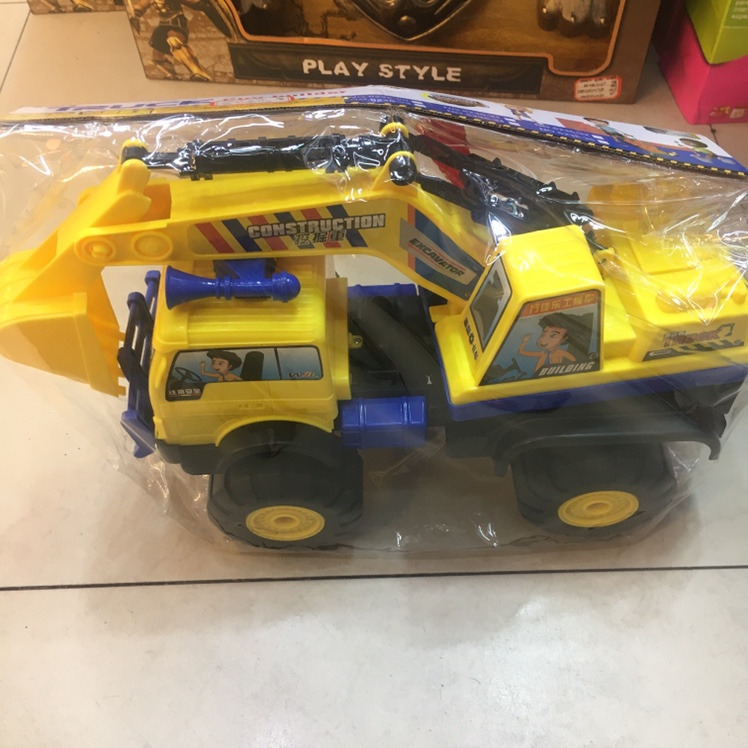 建筑工程施工系列幼儿玩具滑行挖掘车