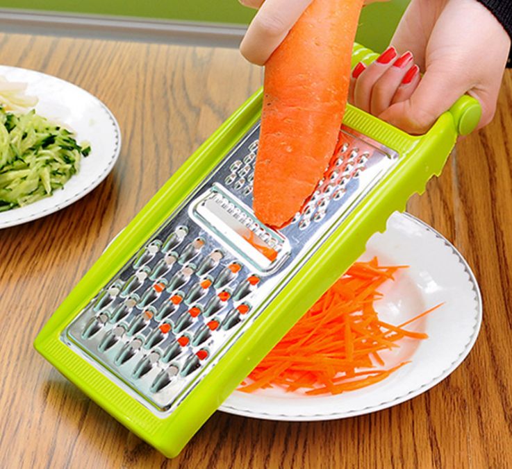 Vegetable slicer, grater, stainless steel multi-functional melon grater, fruit and vegetable grater, potato grater details Picture