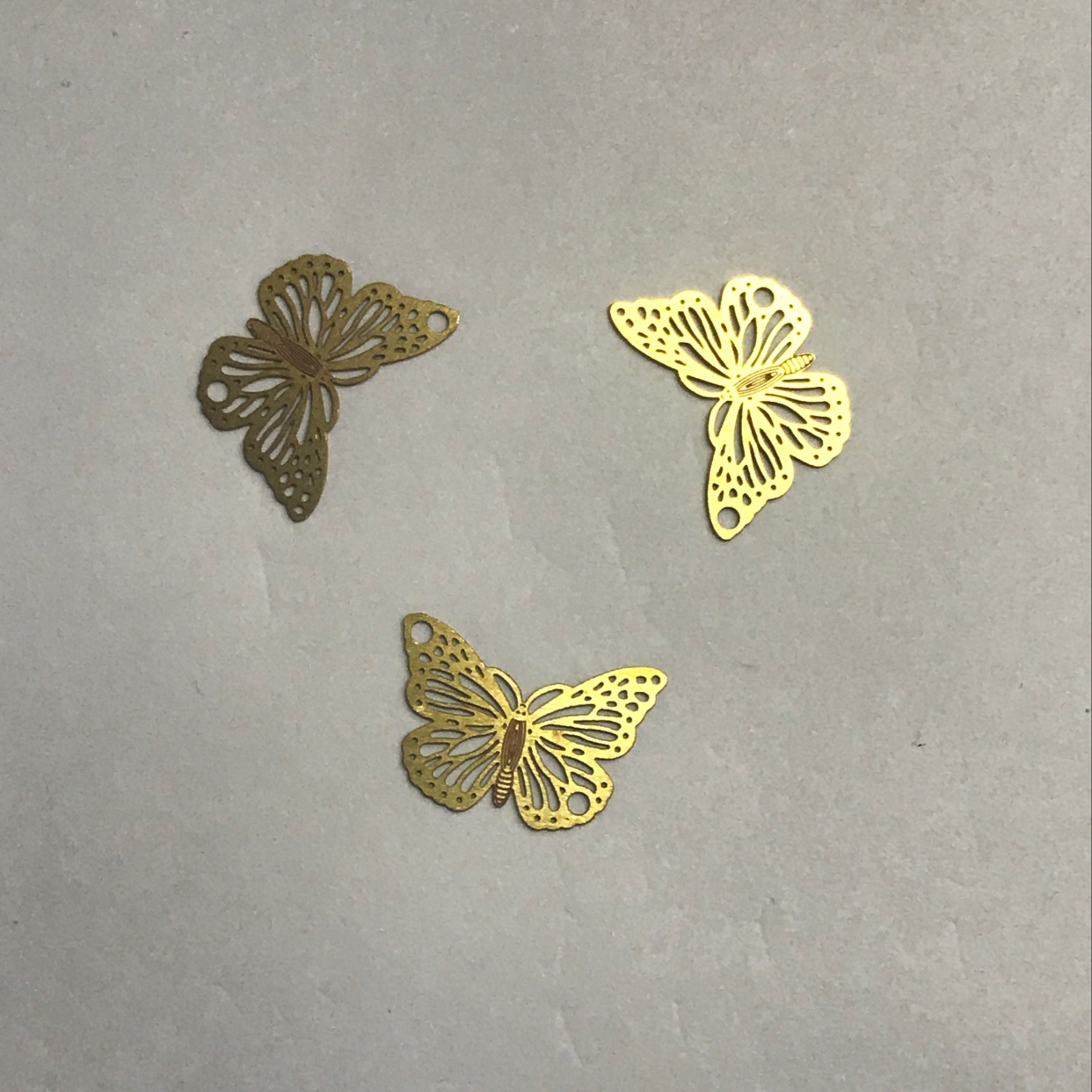 飞特电脑片E3-8713 环保腐蚀片黄铜片 镂空蝴蝶片 饰品配件，耳环手链项链吊坠耳饰