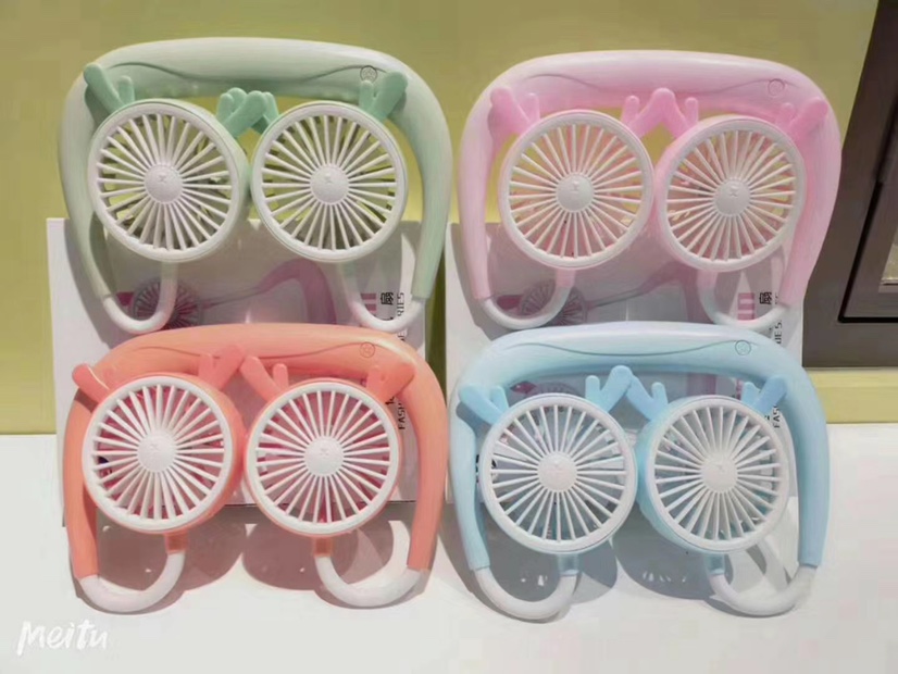 A popular neck-hanging charging fan, mini charging fan, handheld mini fan undefined