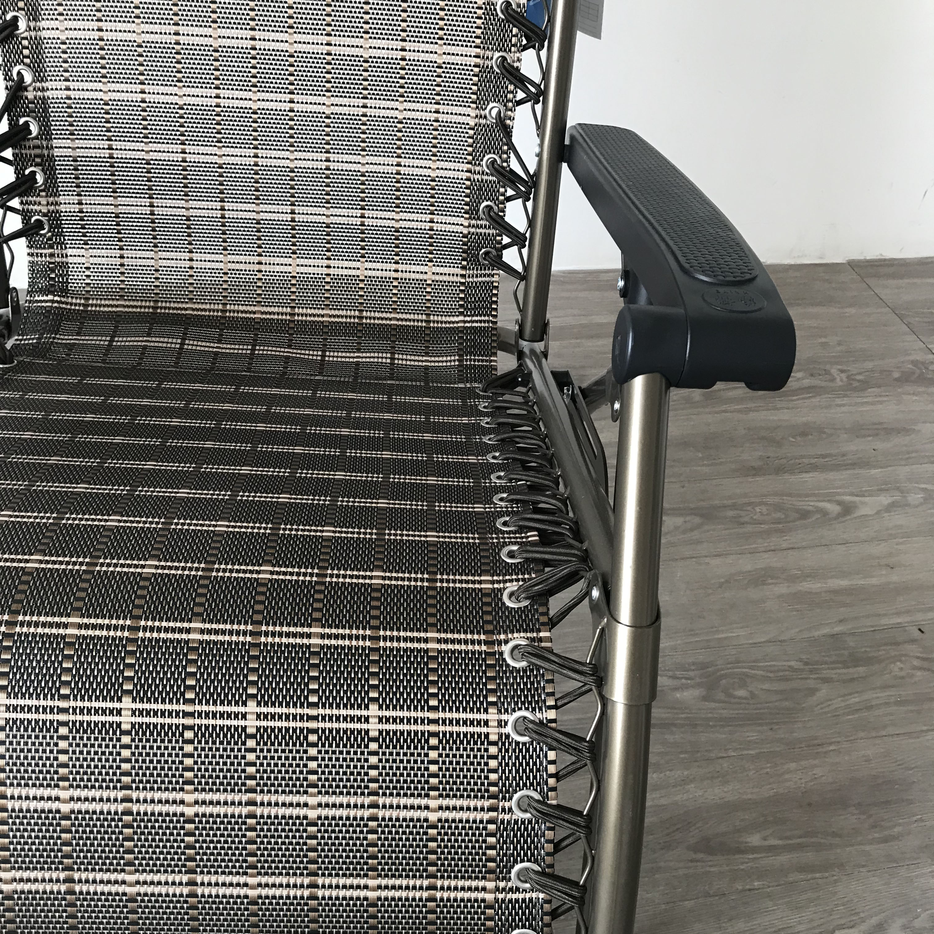 Lounge chair, round tube folding chair, lounge chair, nap bed, midday rest chair, balcony cooling chair, luxury lounge chair, beach chair detail image 3