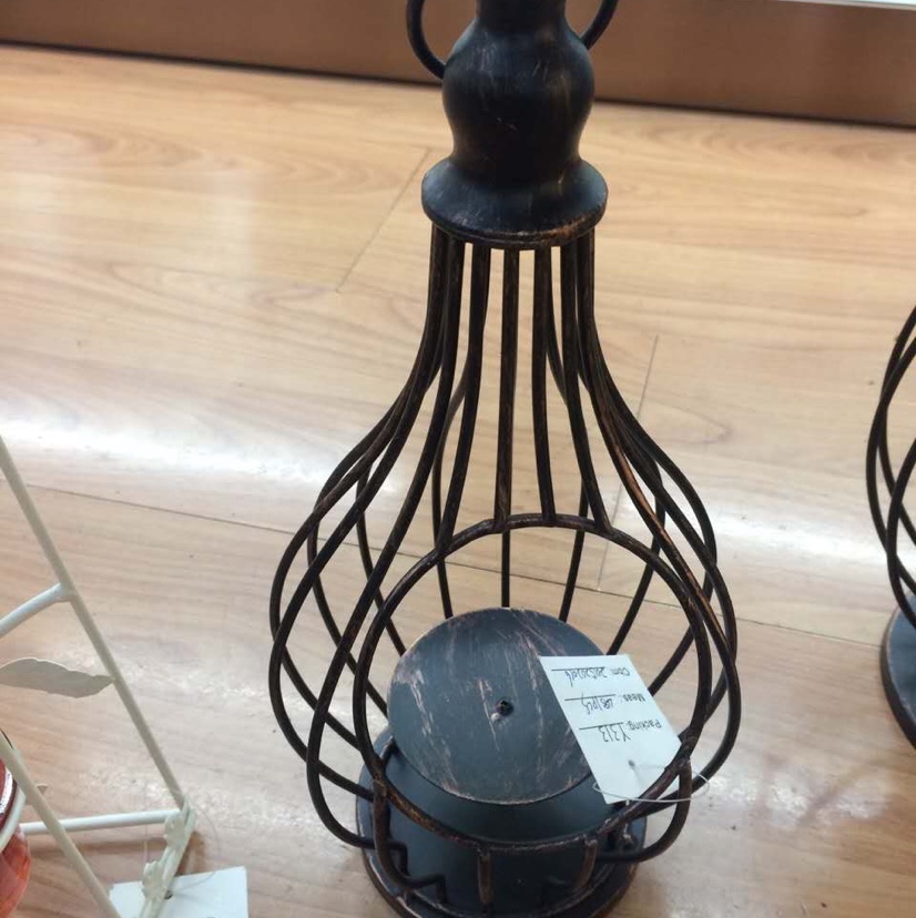 Wrought iron candlestick incense burner Home decoration decoration crafts joy home