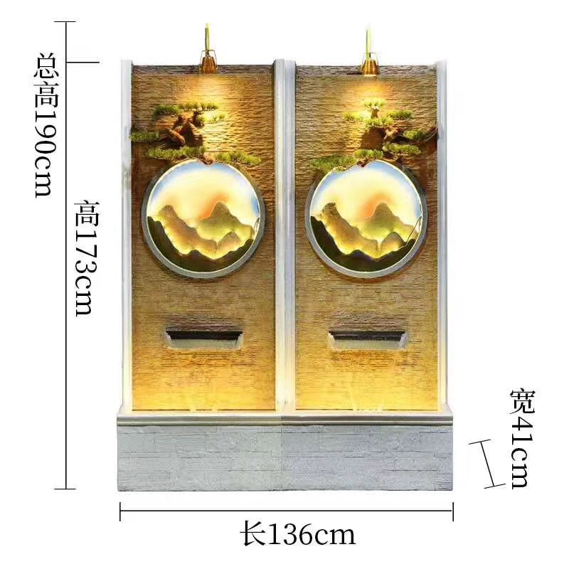 Two small combinations of water walls