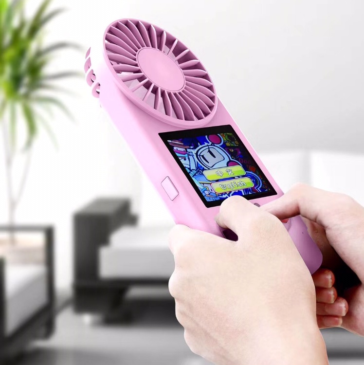 The new color screen game small fans creative gifts preferred summer not only cool breeze or swim game pleasure thumbnail