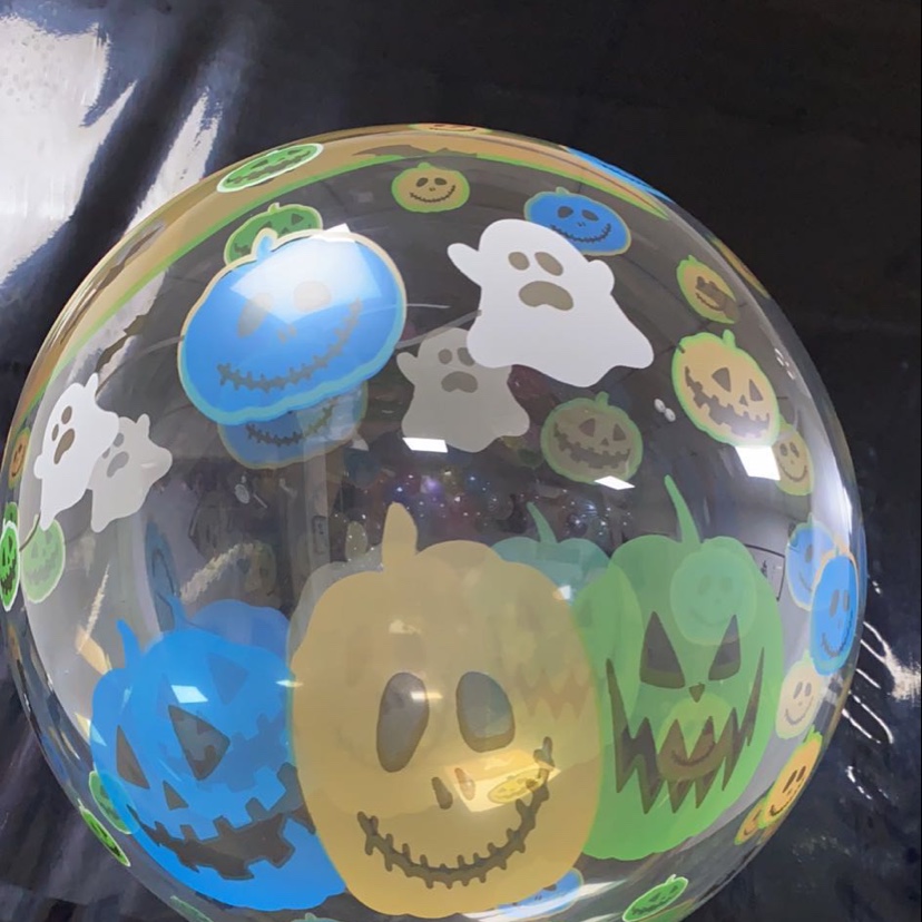 万圣节啵啵球印刷啵啵球派对装饰用品批发