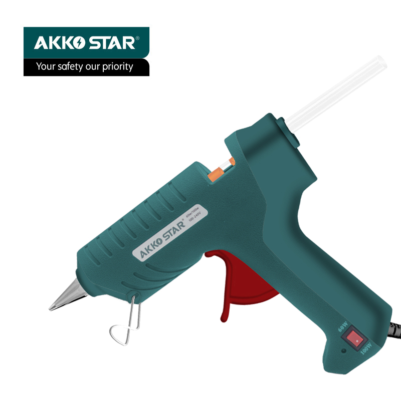 AKKOSTAR 60W/60W-100W dual-temperature hot melt glue gun