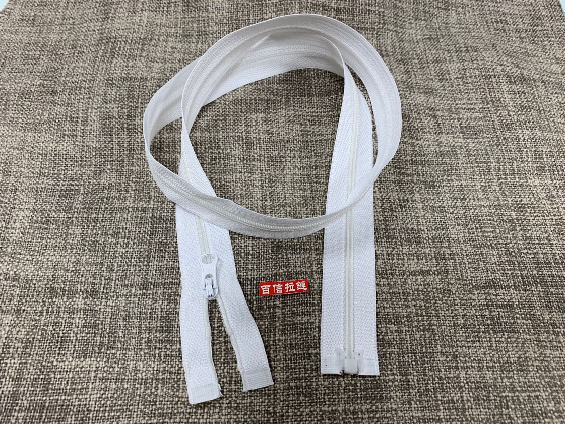 No. 5 nylon zippers net length 80cm protective clothing zippers available from stock medical protective zippers
