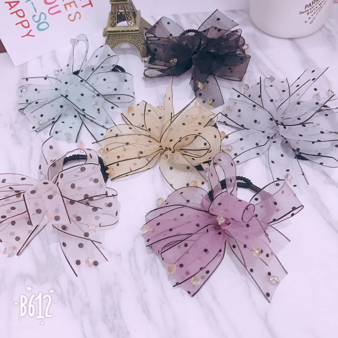 韩版点子结皮筋