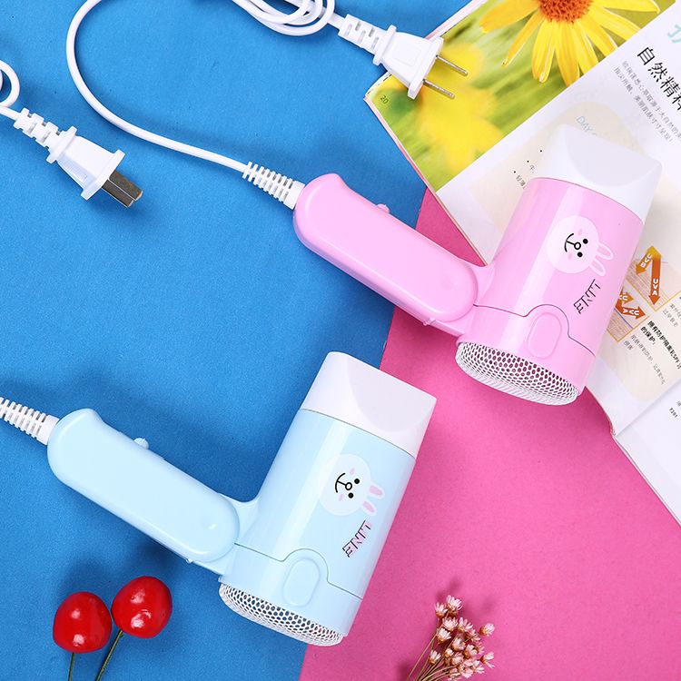 Cartoon mini folding hair dryer gift machine details Picture