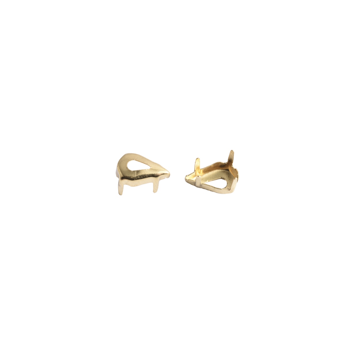 6*10 flat bottom droplet 1 hole claw lengthened thumbnail