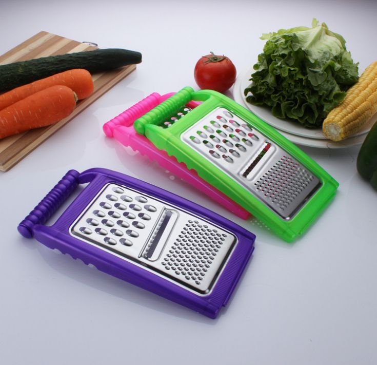 Vegetable slicer, grater, stainless steel multi-functional melon grater, fruit and vegetable grater, potato grater Item Picture