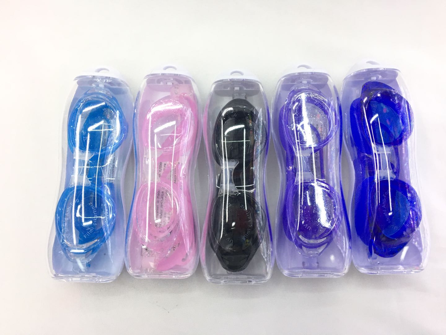 义乌飞朵新款成人眼镜游泳镜大框泳镜泳镜盒防水防雾游泳镜详情图6