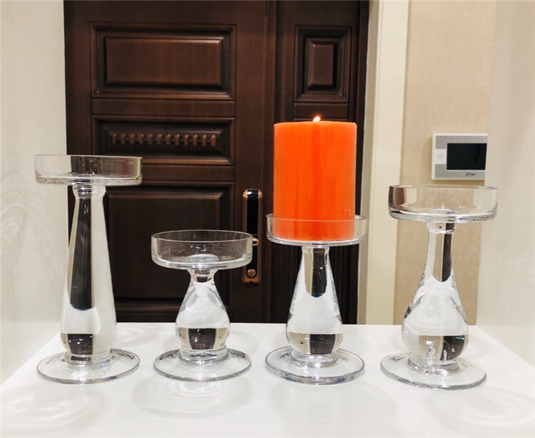 BBGLASS north glass transparent glass candlestick