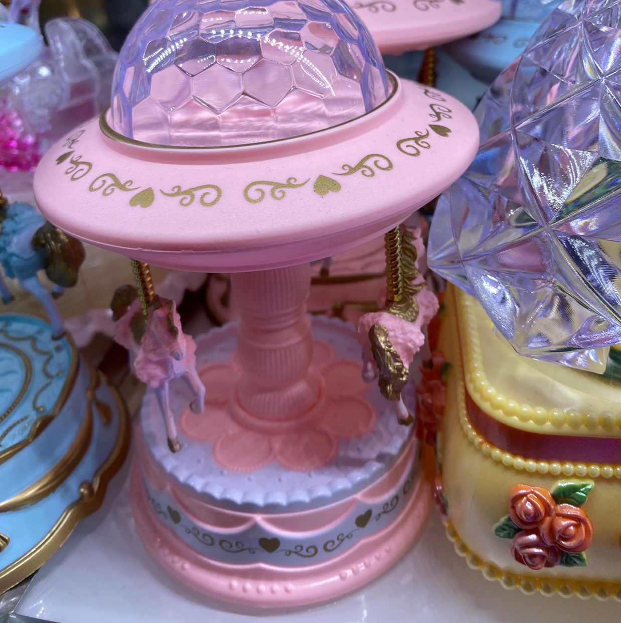 Pink star light music box manufacturers direct home decoration thumbnail