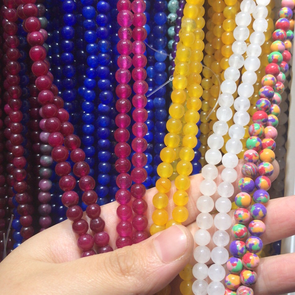 Natural marble beads