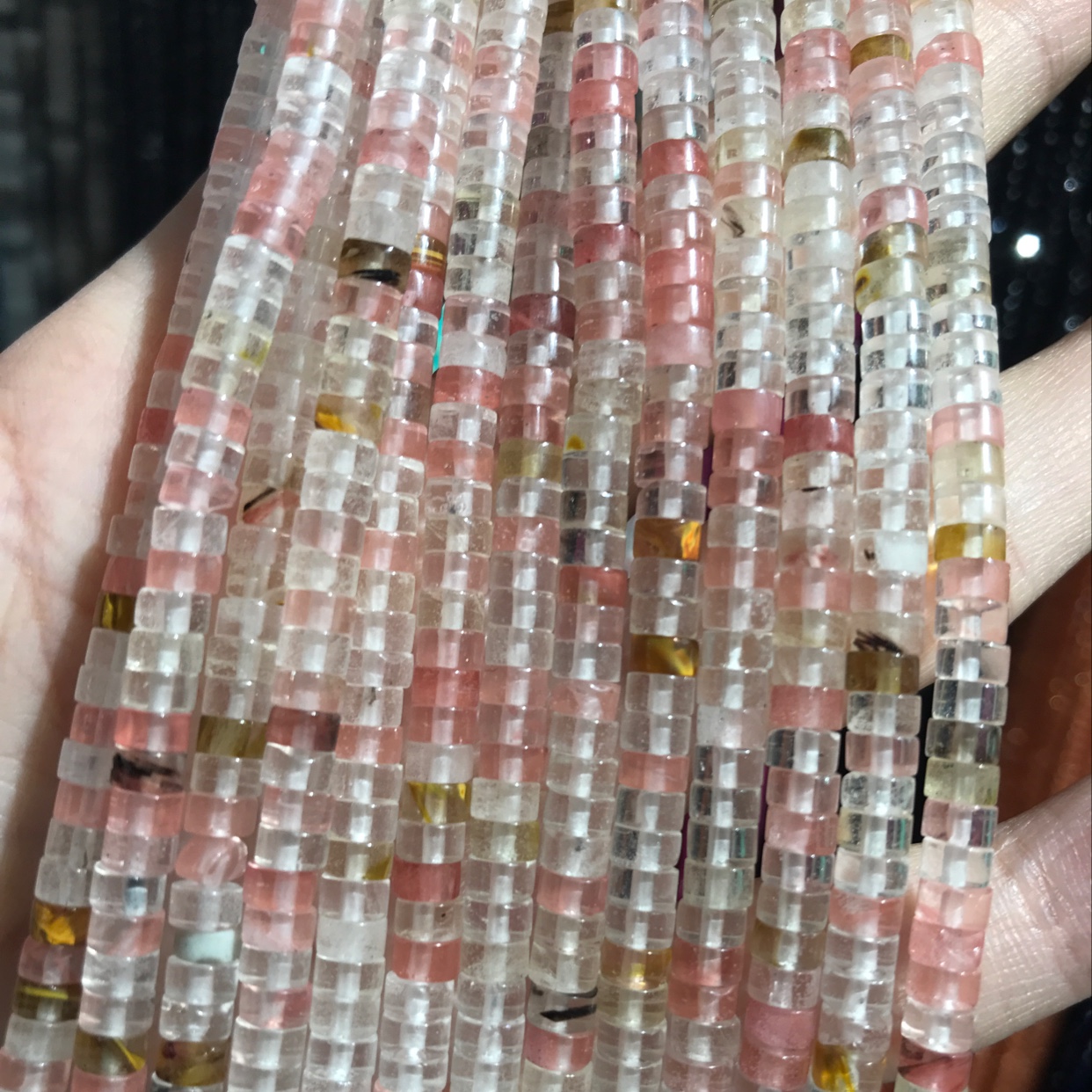 Natural stone watermelon rind round cake thumbnail
