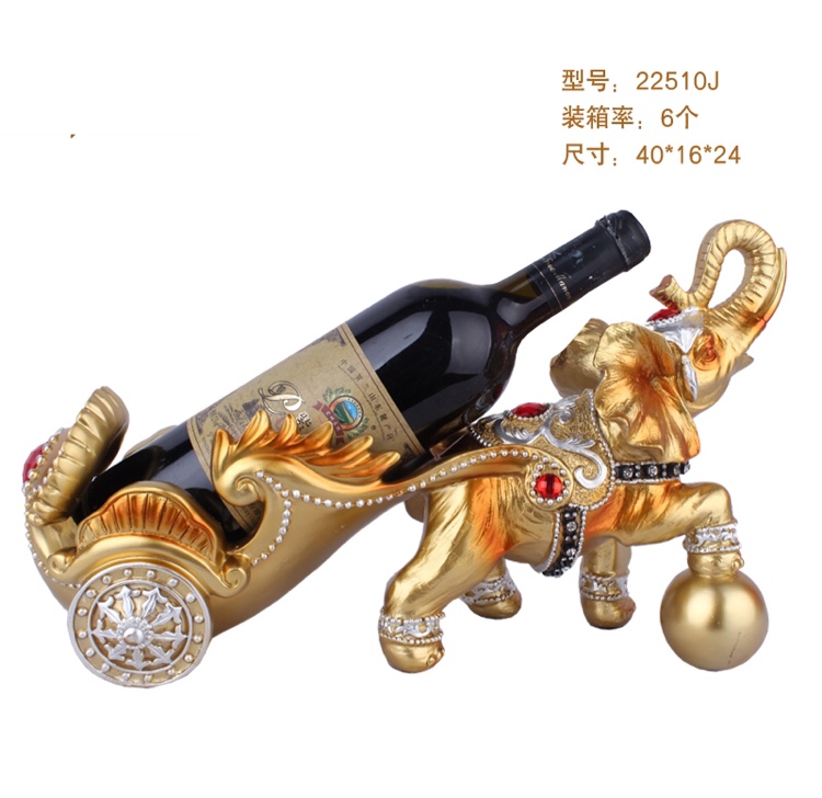 22510 Golden Elephant Wine rack thumbnail