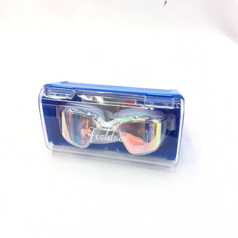 Yiwu Feiduo's new swimming goggles, adult swimming goggles, silicone glasses, large-frame swimming goggles, adult detail image 2