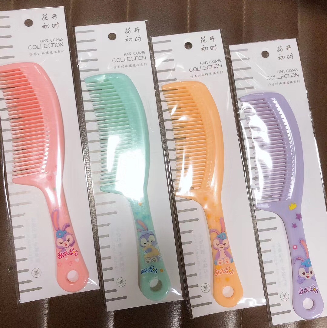 家用塑料梳子 学生宿舍用可爱塑料梳 耐热防静电细节图