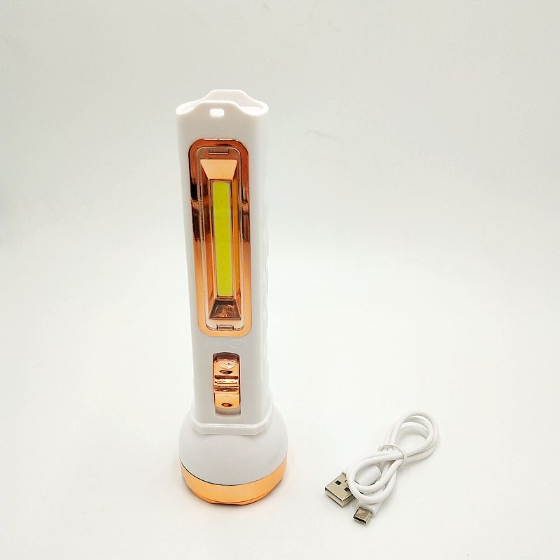 Jiugen Flashlight HJ-2080 new solar lithium battery rechargeable flashlight