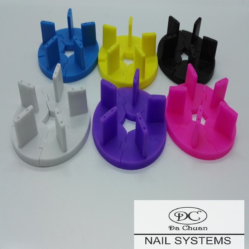 Circular detachable nail practice stand, nail practice stand, nail stand with nail plates, nail stand detail image 1
