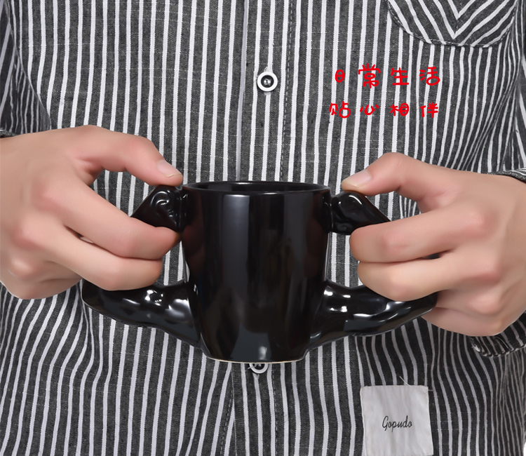 浩克杯 猛男马克杯 肌肉男水杯 创意双臂肌肉杯 肌肉杯 双肌杯详情图12