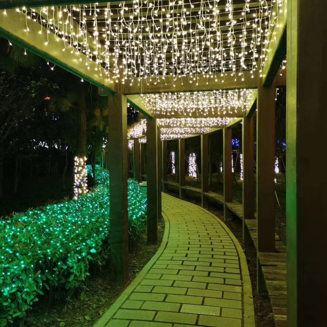 室外LED灯串实物图