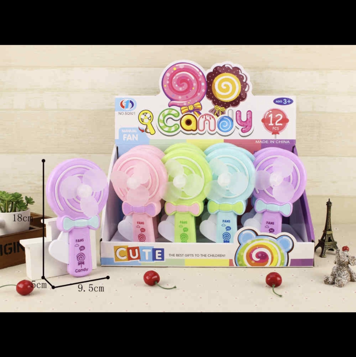 棒棒糖手压风扇