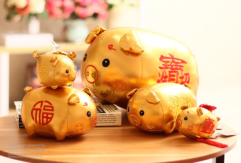 喜庆小猪挂件详情图5