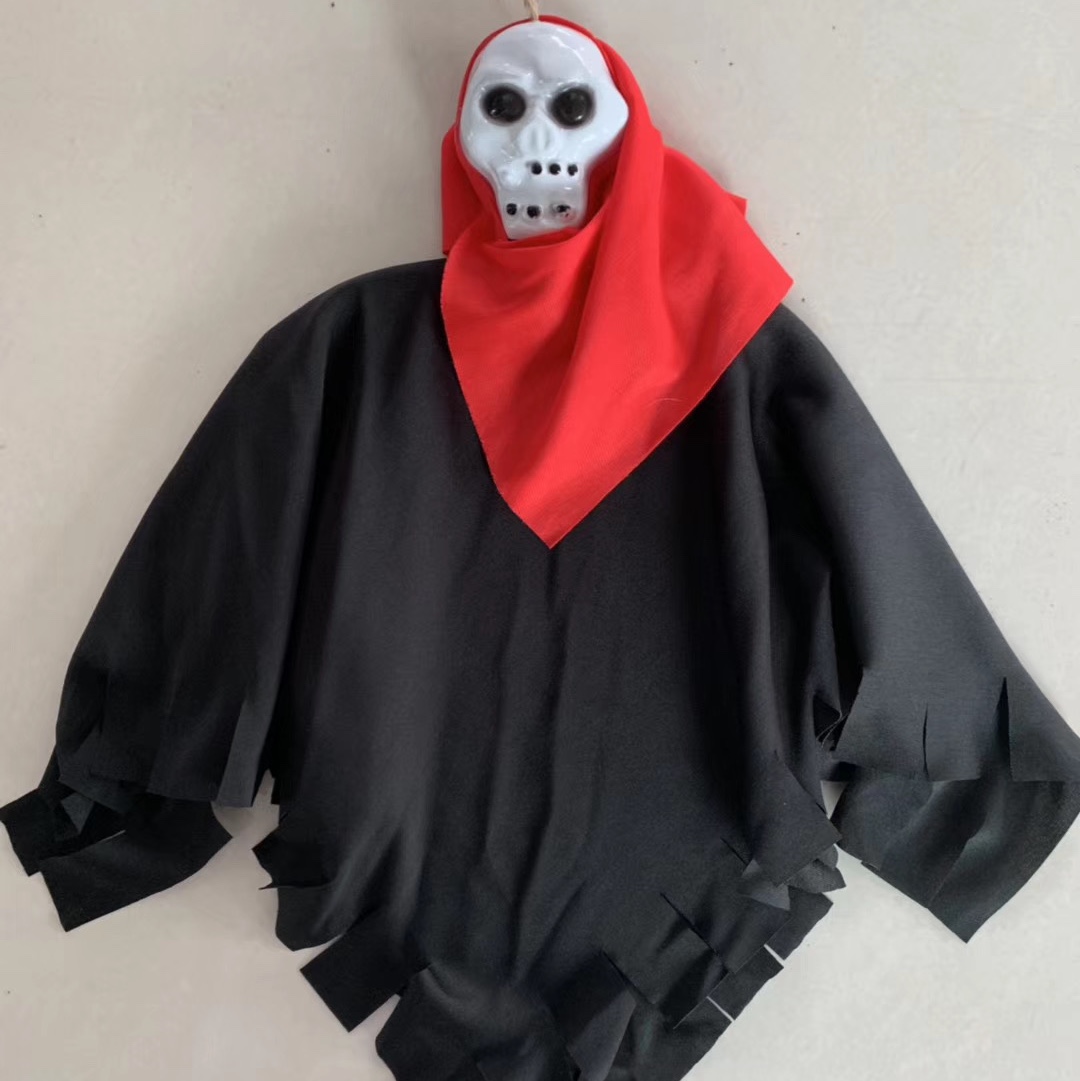 Halloween With Lights And Sounds Scary Little Hanging Ghost Witch Ghost Pumpkin Skull Decoration Props details Picture