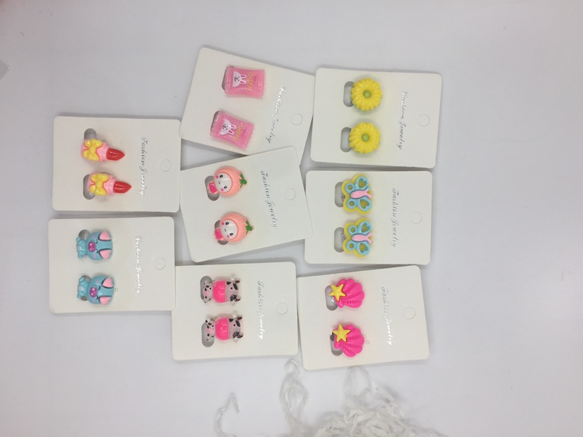 儿童卡通无耳洞耳夹，外贸内销订货，厂家直销产品图